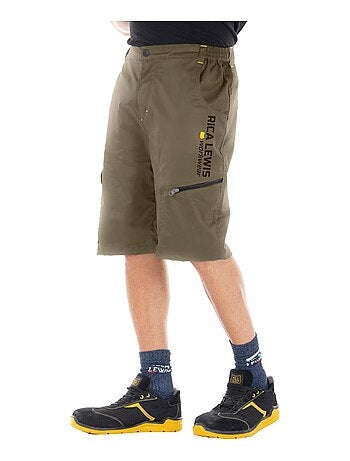 Bermuda de travail technique multi-poches BERTEC 'Rica Lewis'