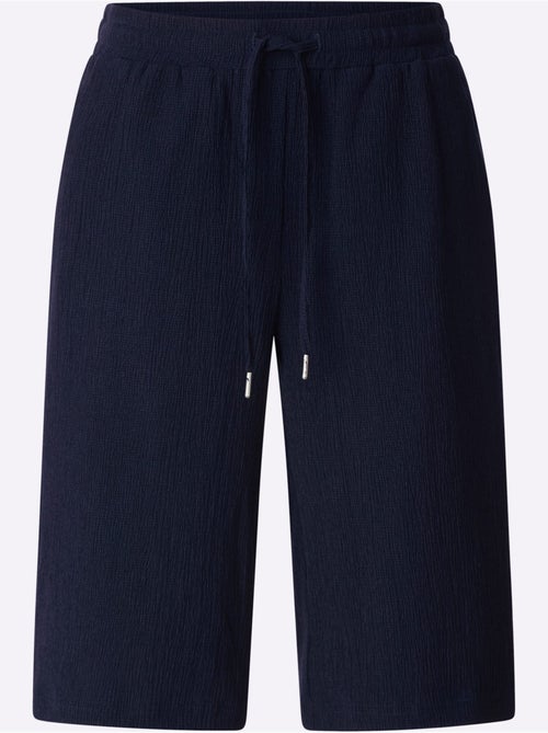 Bermuda décontracté avec ceinture élastique et poches pratiques - taille standard - moda vilona - Kiabi Bermuda décontracté avec ceinture élastique et poches pratiques - taille standard - moda vilona - Kiabi