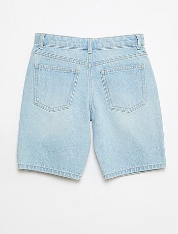 Bermuda denim slim fit stretch en coton