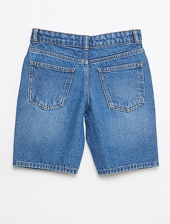 Bermuda denim slim fit stretch en coton