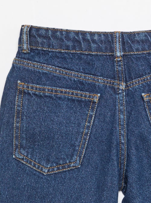 Bermuda denim slim fit stretch en coton - Kiabi