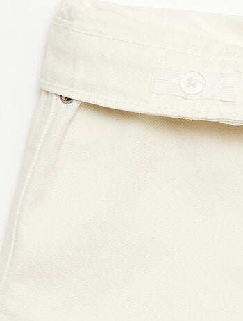 Bermuda denim slim fit stretch en coton