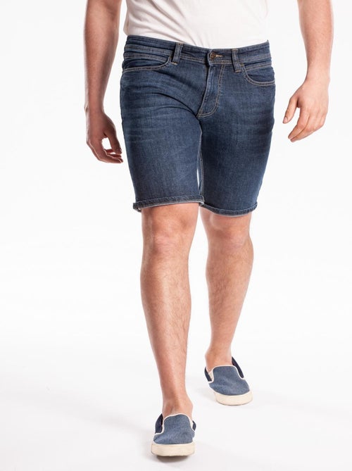 Bermuda denim stretch Fibreflex VASKEN DENIM 'Rica Lewis' - Kiabi