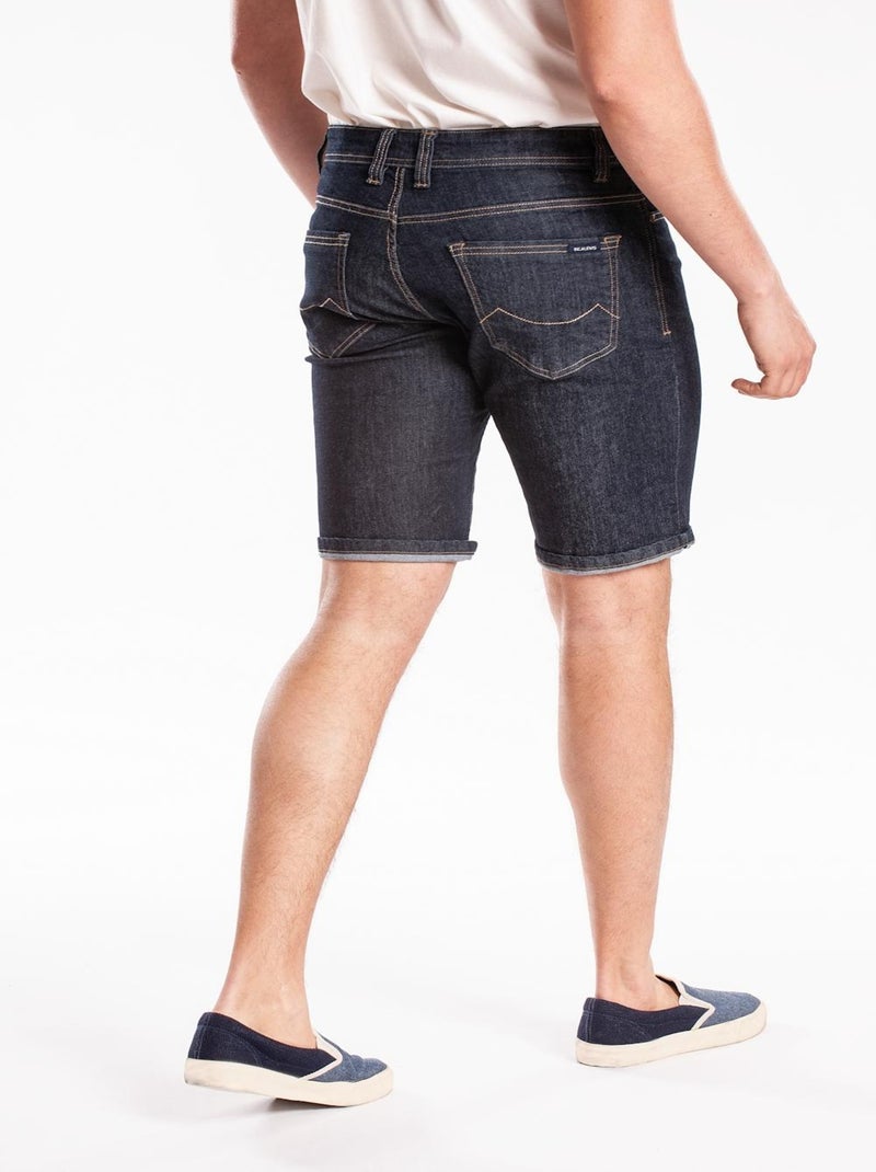 Bermuda denim stretch Fibreflex VINY DENIM 'Rica Lewis' Bleu - Kiabi