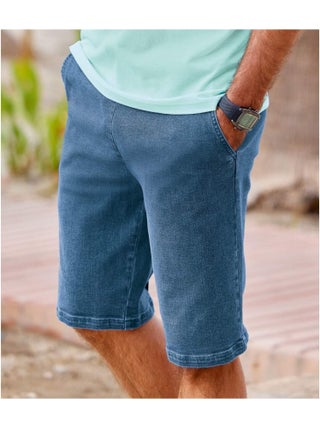 Bermuda Détente Denim Stretch   - ATLAS FOR MEN