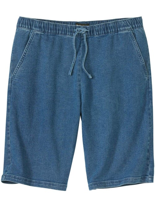 Bermuda détente denim stretch  - atlas for men - Kiabi