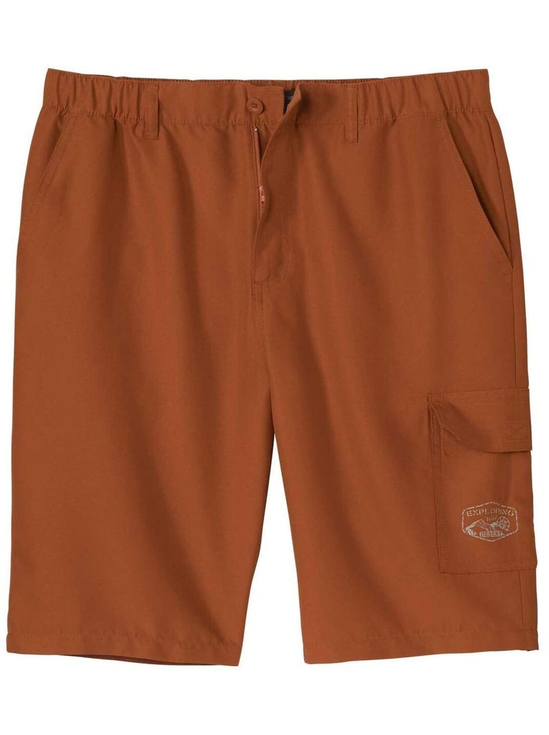 Bermuda Détente Désert  - ATLAS FOR MEN Terracotta - Kiabi