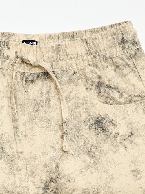 Bermuda droit à la taille élastiquée - Kiabi