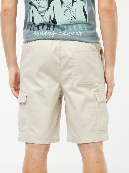 Bermuda droit poches à rabats - Kiabi