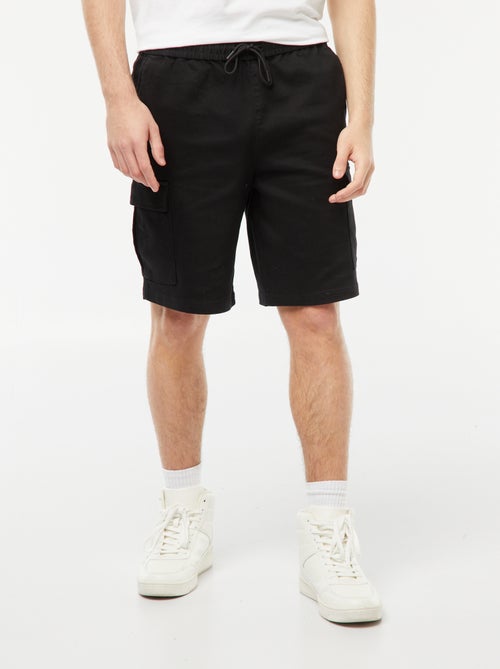 Bermuda droit poches à rabats - Kiabi