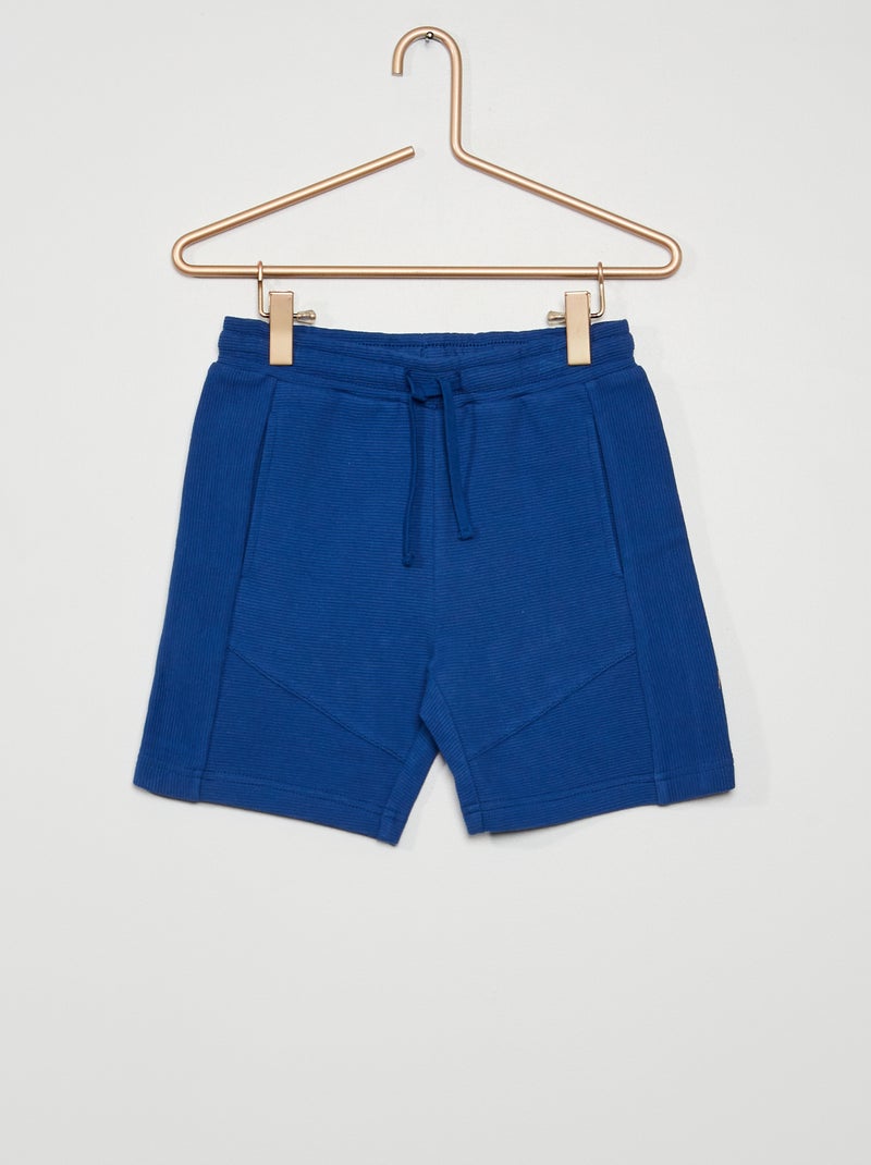Bermuda en coton Bleu - Kiabi