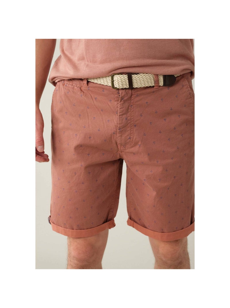 Bermuda en coton 'Deeluxe' Rose - Kiabi