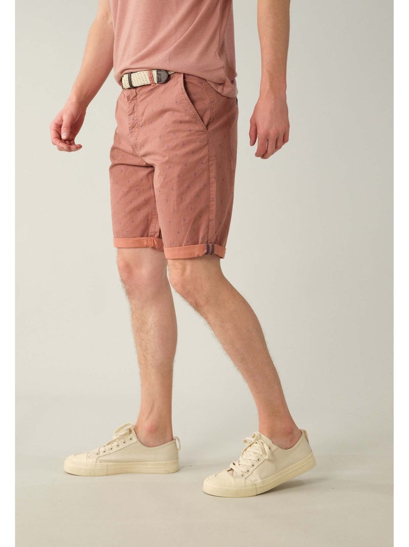 Bermuda en coton 'Deeluxe' Rose - Kiabi