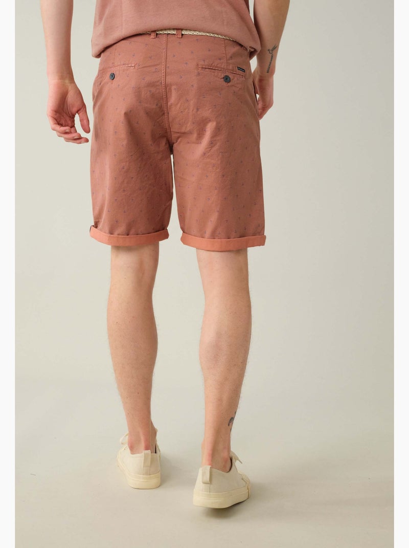Bermuda en coton 'Deeluxe' Rose - Kiabi