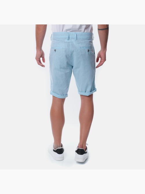 Bermuda en coton et lin - Kiabi