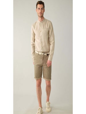 Bermuda Homme En Coton Léger - élastique à La Taille, 4 Poches, Pour L'été, Le Golf, Les Loisirs