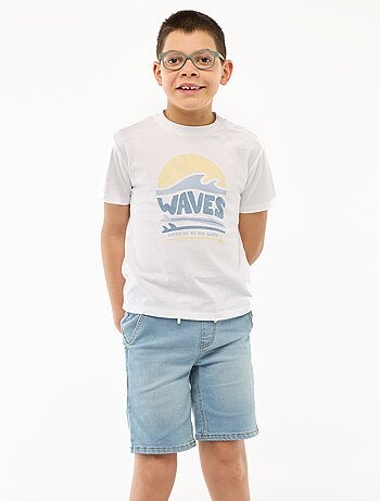 Bermuda en denim - Collection facile à enfiler