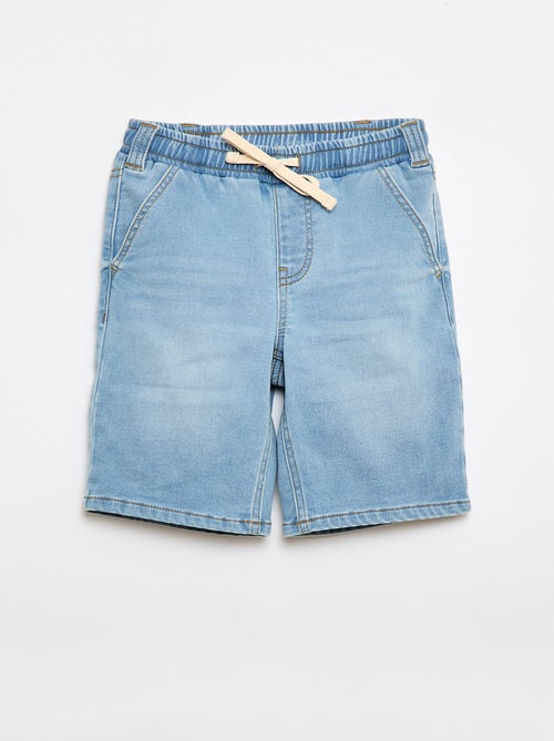 Bermuda en denim - Collection facile à enfiler - Kiabi