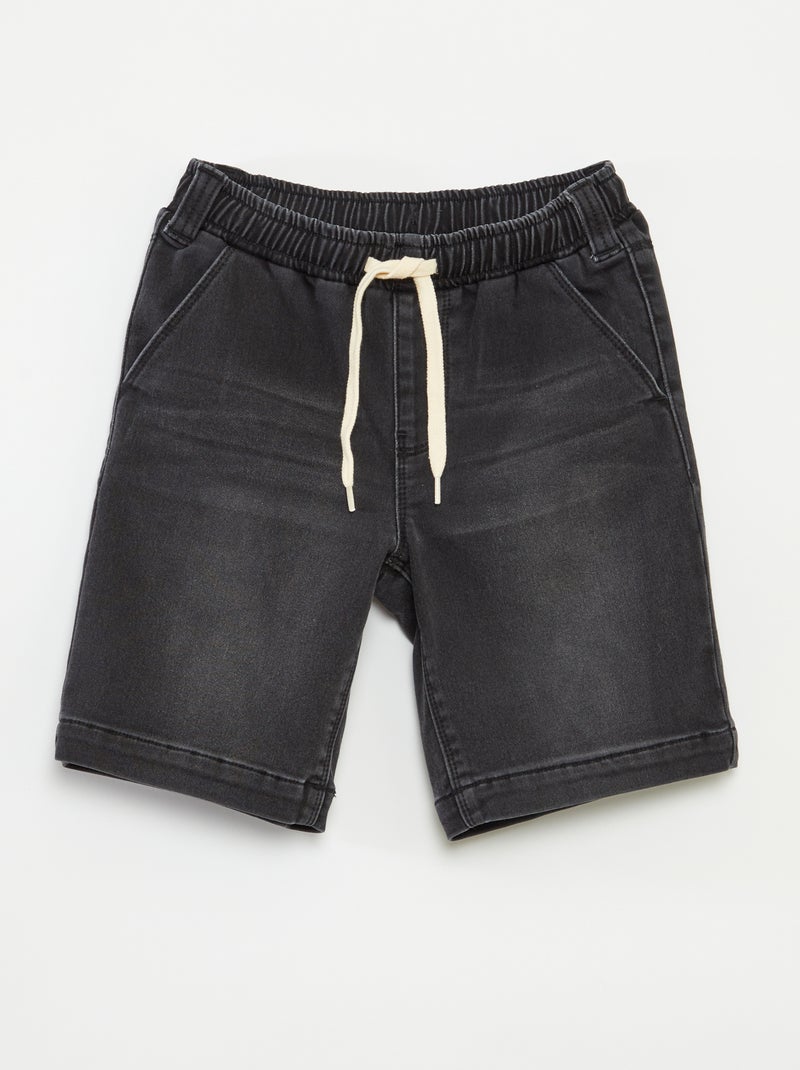 Bermuda en denim - So Easy Noir - Kiabi