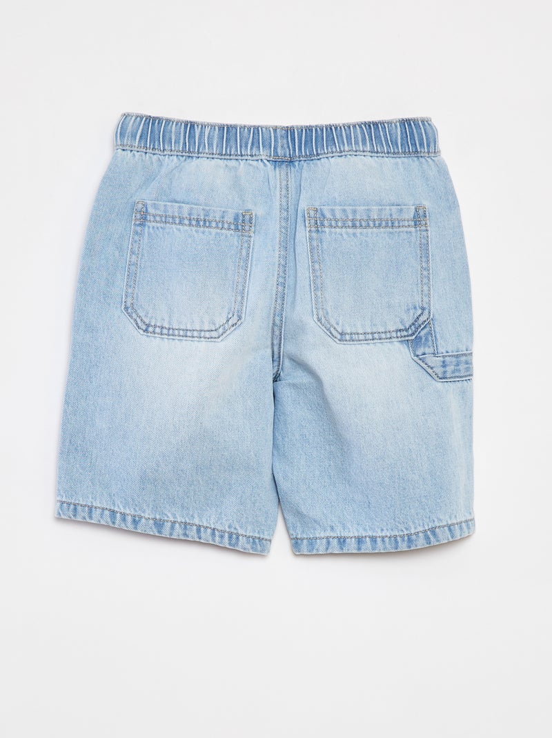 Bermuda en denim Bleu - Kiabi