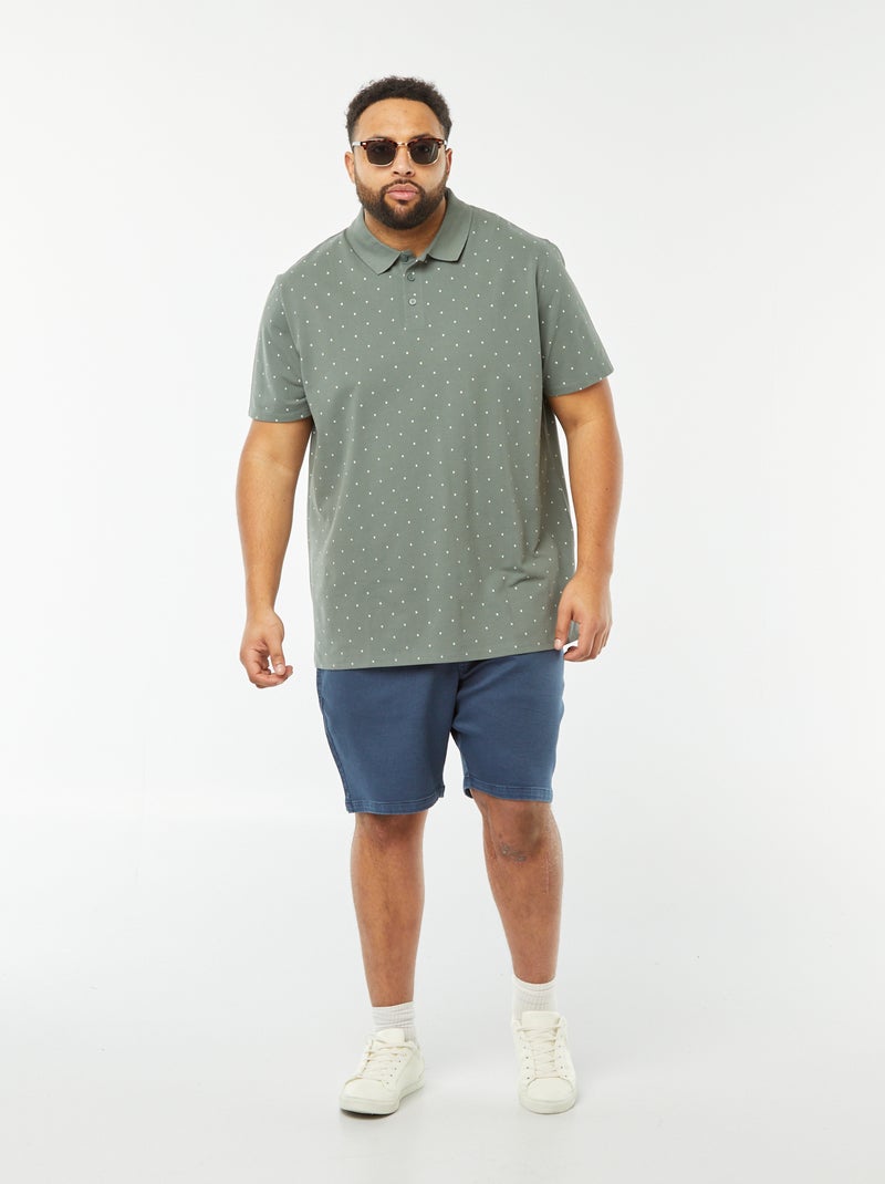 Bermuda en denim coloré Bleu - Kiabi