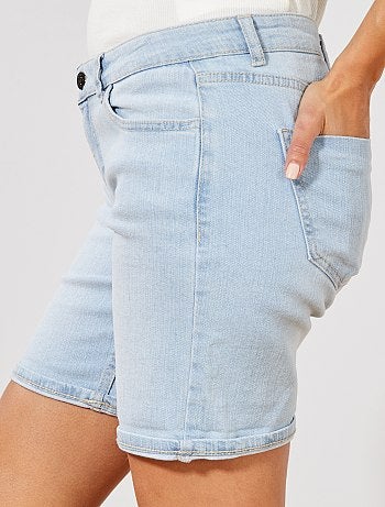 Bermuda en denim 'éco-conception' - Kiabi