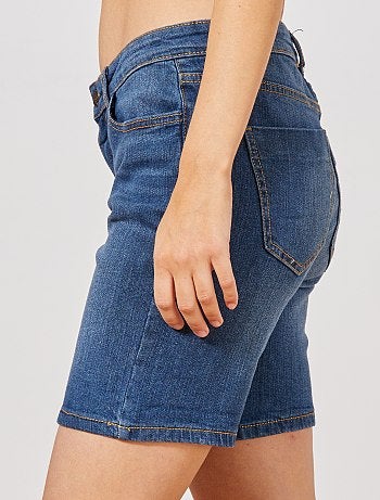 Bermuda en denim 'éco-conception' - Kiabi