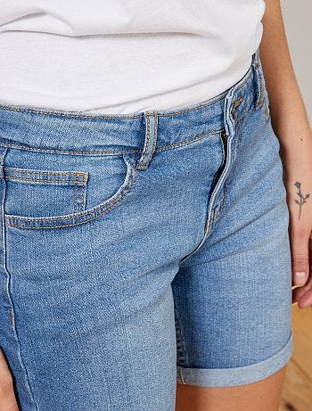 Bermuda en denim 'éco-conception' - Kiabi