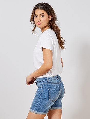 Bermuda en denim 'éco-conception' - Kiabi