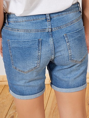 Bermuda en denim 'éco-conception' - Kiabi