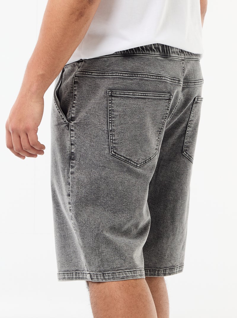 Bermuda en denim Gris - Kiabi