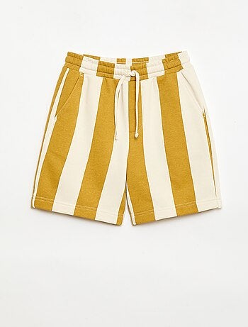Bermuda en French Terry à motif
