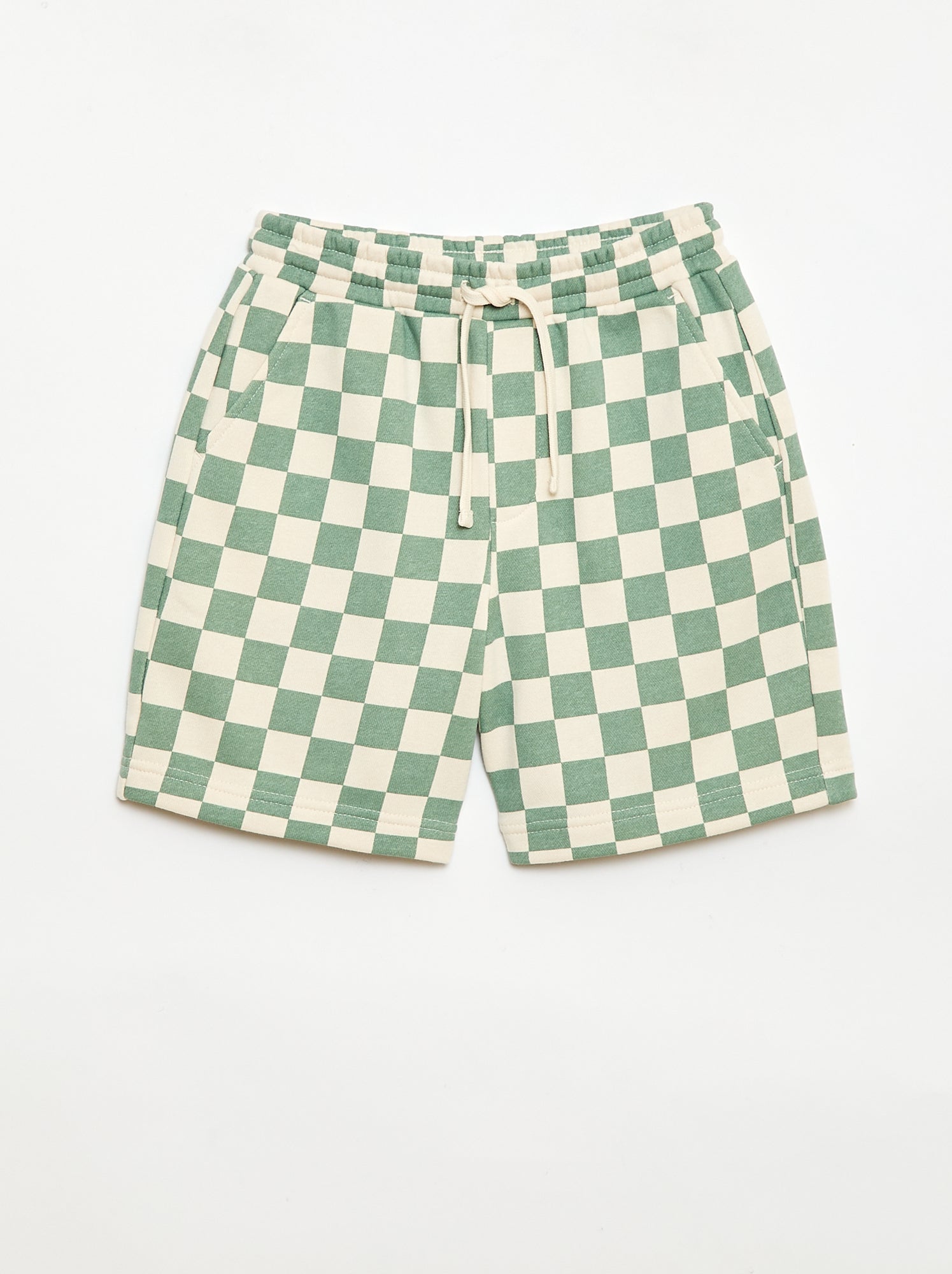 Bermuda en French Terry à motif