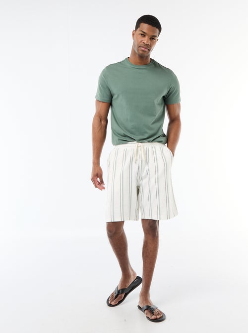 Bermuda en French Terry - Kiabi