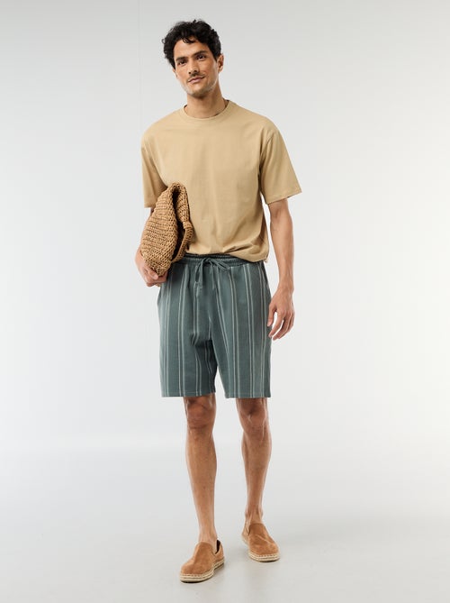 Bermuda en French Terry - Kiabi