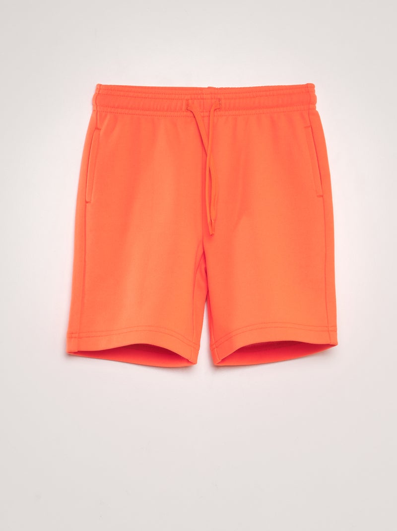 Bermuda en french terry Orange - Kiabi