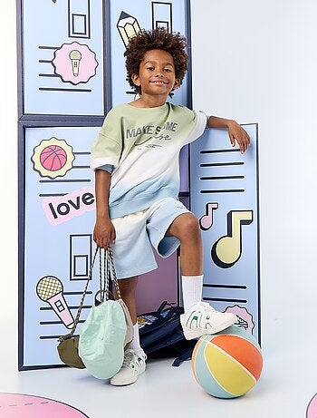 Bermuda en french terry tie and dye