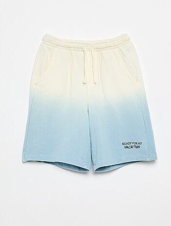 Bermuda en french terry tie and dye