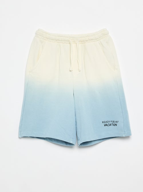 Bermuda en french terry tie and dye - Kiabi