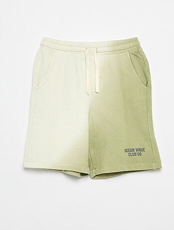 Bermuda en french terry tie and dye