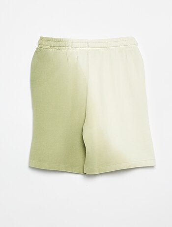 Bermuda en french terry tie and dye