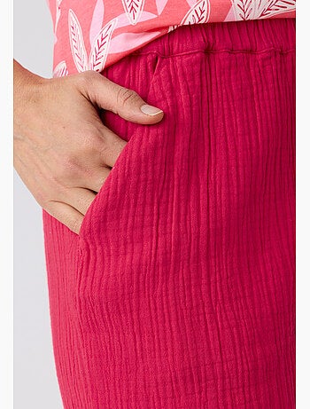 Bermuda en gaze de coton - Damart