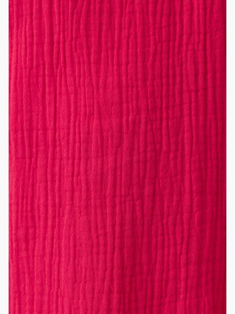 Bermuda en gaze de coton - Damart Rose fushia - Kiabi
