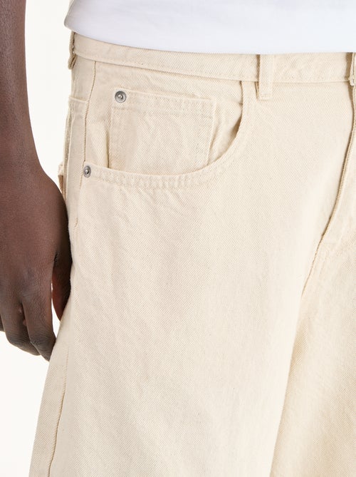 Bermuda en jean 5 poches - Kiabi Bermuda en jean 5 poches - Kiabi