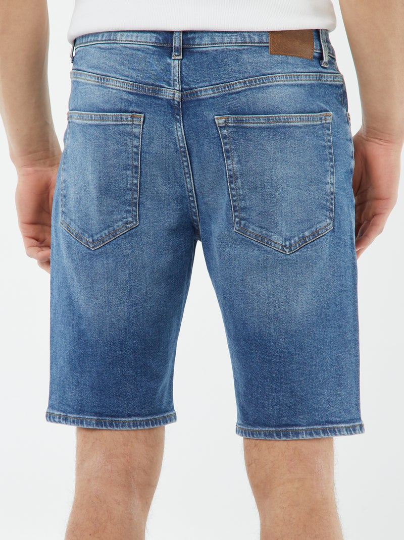 Bermuda en jean 5 poches BLEU - Kiabi