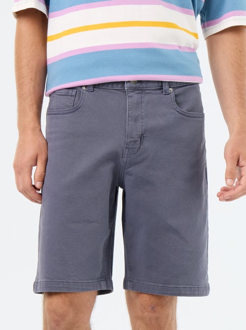 Bermuda en jean 5 poches - Kiabi Bermuda en jean 5 poches - Kiabi