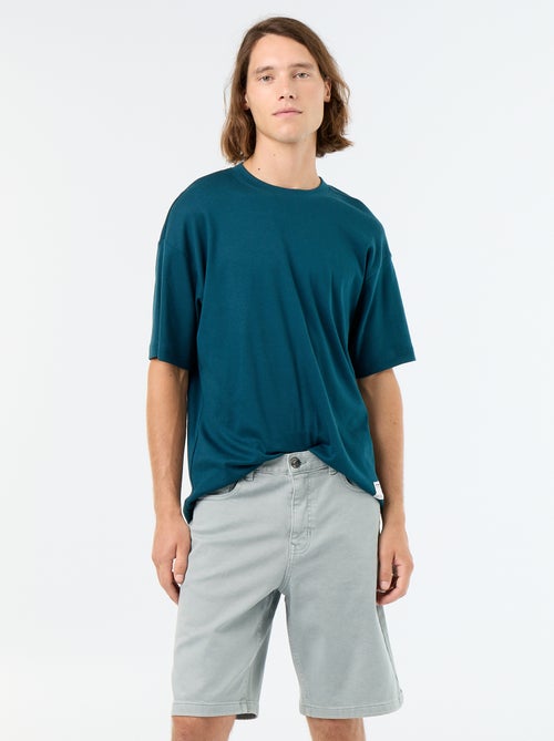 Bermuda en jean 5 poches - Kiabi Bermuda en jean 5 poches - Kiabi