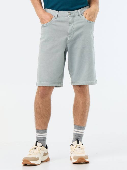 Bermuda en jean 5 poches - Kiabi Bermuda en jean 5 poches - Kiabi