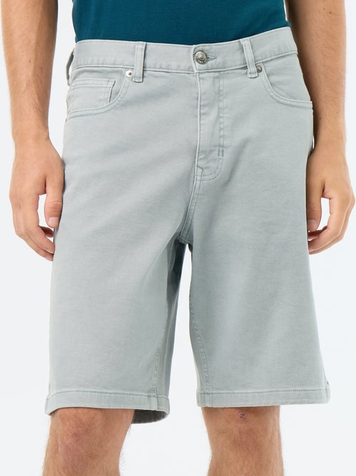 Bermuda en jean 5 poches - Kiabi Bermuda en jean 5 poches - Kiabi