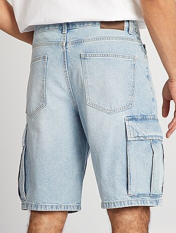 Homme Short Bermudas Short Cargo avec poche latérale Multi poche
